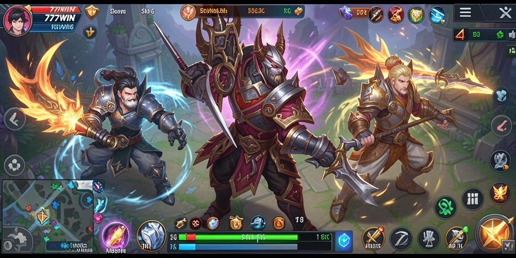 Tampilan gameplay menarik dari 777WIN yang menunjukkan strategi dan aksi.