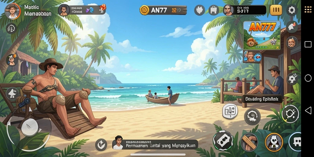 Tampilan gameplay AN777 yang seru dan interaktif.