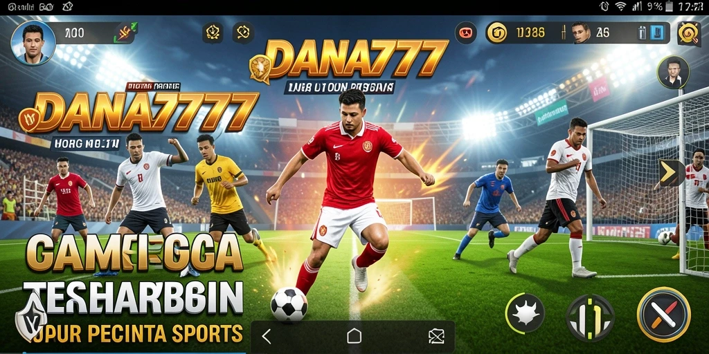 Tampilan gameplay DANA777 yang seru dan penuh aksi olahraga.