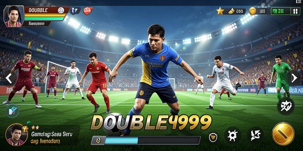 Tampilan gameplay menarik dari game olahraga DOUBLE999.
