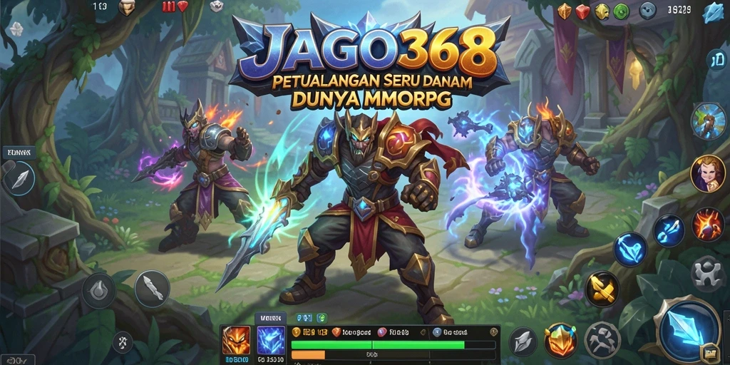 Gameplay seru JAGO368 dengan grafis menawan dan pertempuran epik.