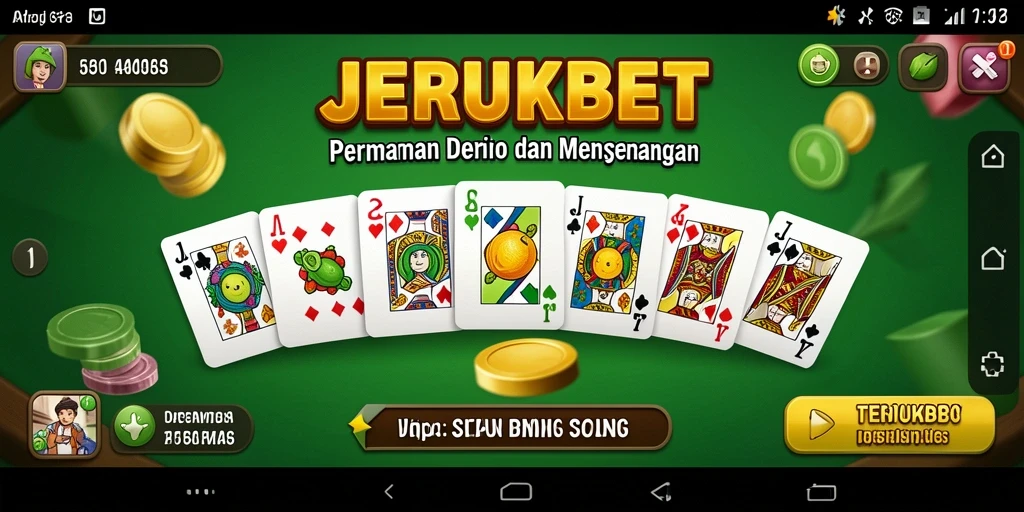 Tampilan menarik dari gameplay JERUKBET yang seru.