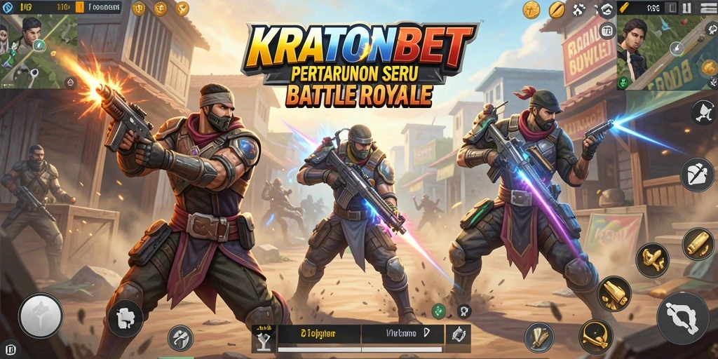 Tampilan gameplay KRATONBET yang seru dan menegangkan di medan pertempuran.