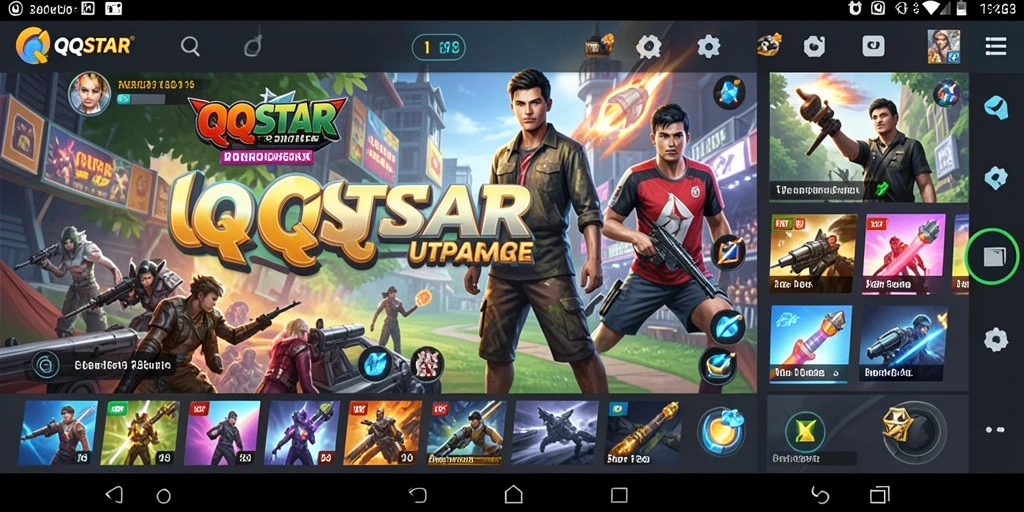 Tampilan interface QQSTAR yang ramah pengguna dan intuitif.