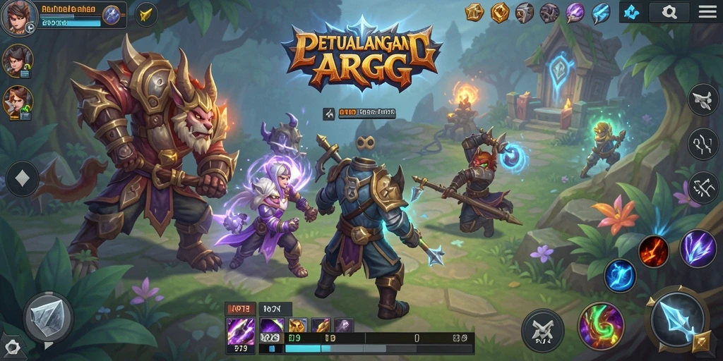 Tangkapan layar menunjukkan gameplay seru RP79 dengan pertarungan epik.