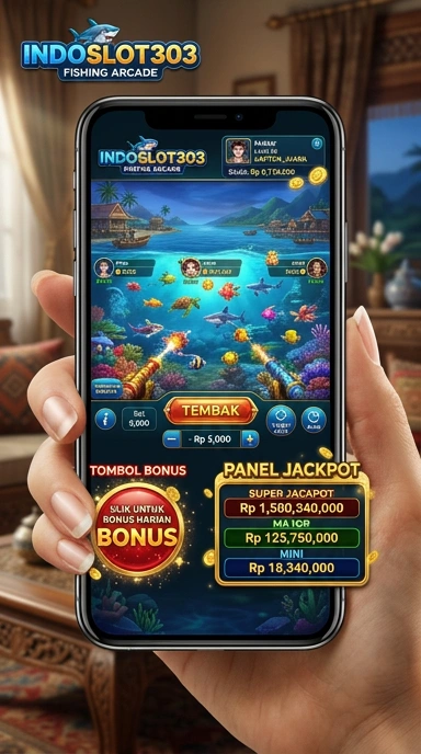 Screenshot antarmuka pengguna aplikasi indoslot303.